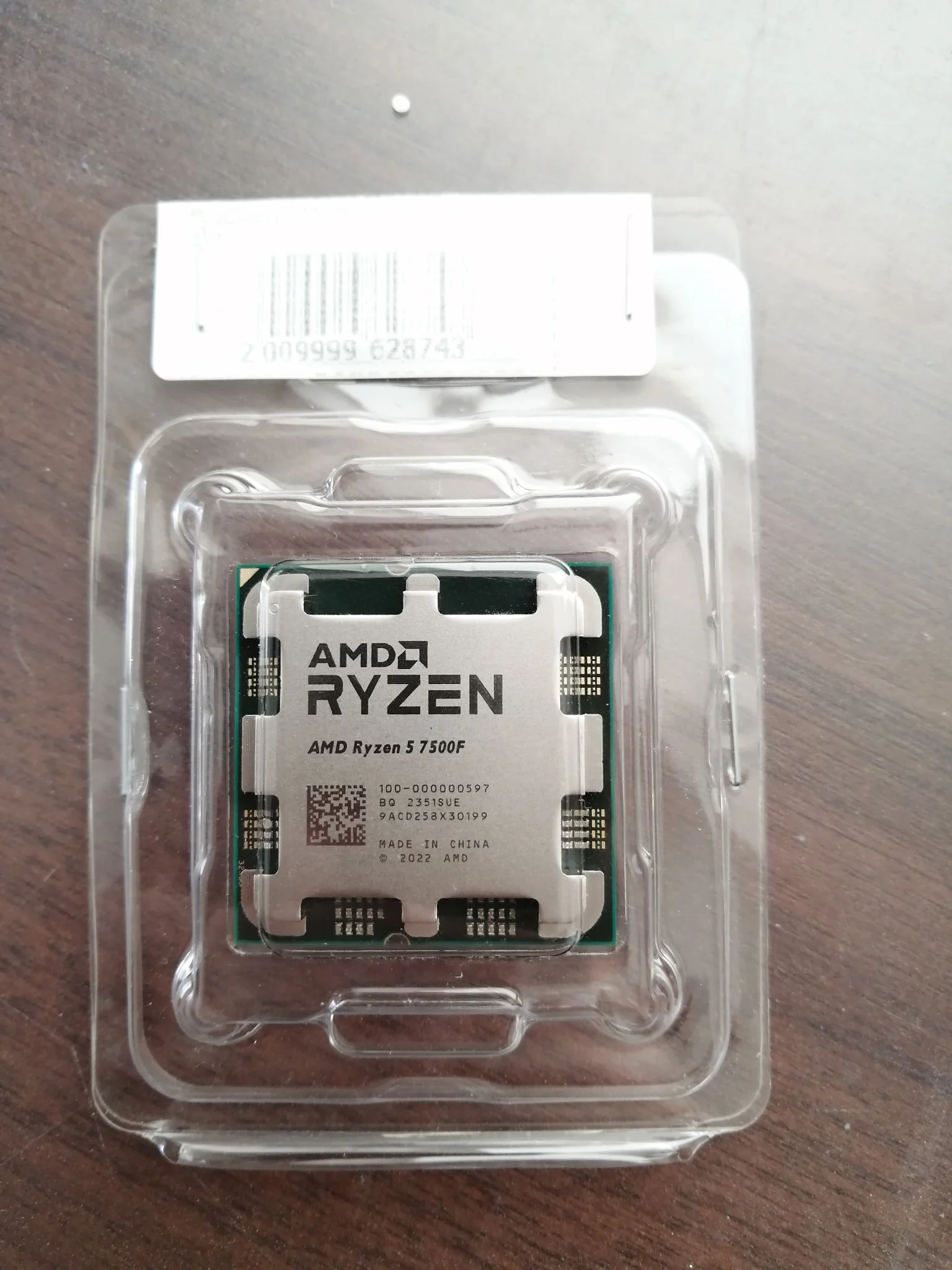 Процессор Ryzen X6 7500F SAM5 65W 3700 100-000000597 AMD