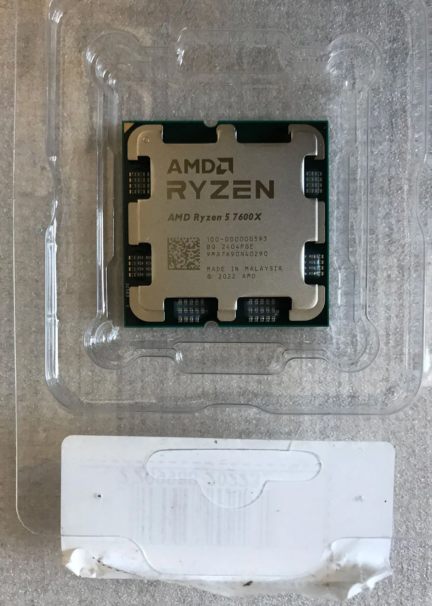 Процессор Ryzen X6 R5-7600X SAM5 OEM 105W 4700 100-000000593 AMD
