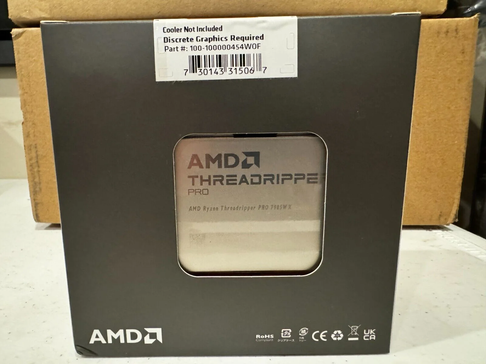 Процессор Ryzen X64 Threadripper PRO 7985WX sTR5 350W 3200 100-000000454 AMD
