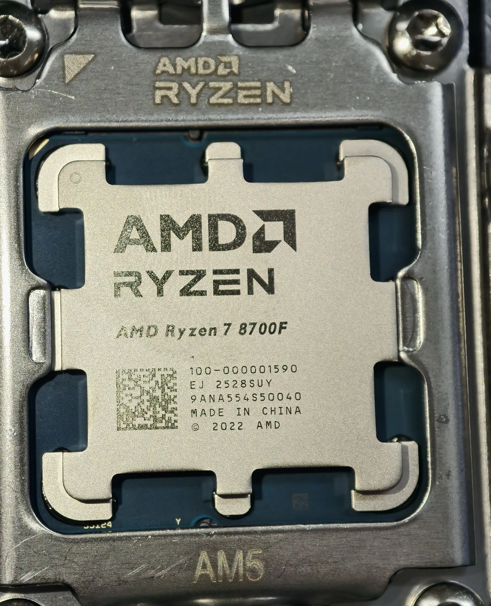 Процессор X8 Ryzen 7 8700F AM5 65W 4100 100-000001590 AMD