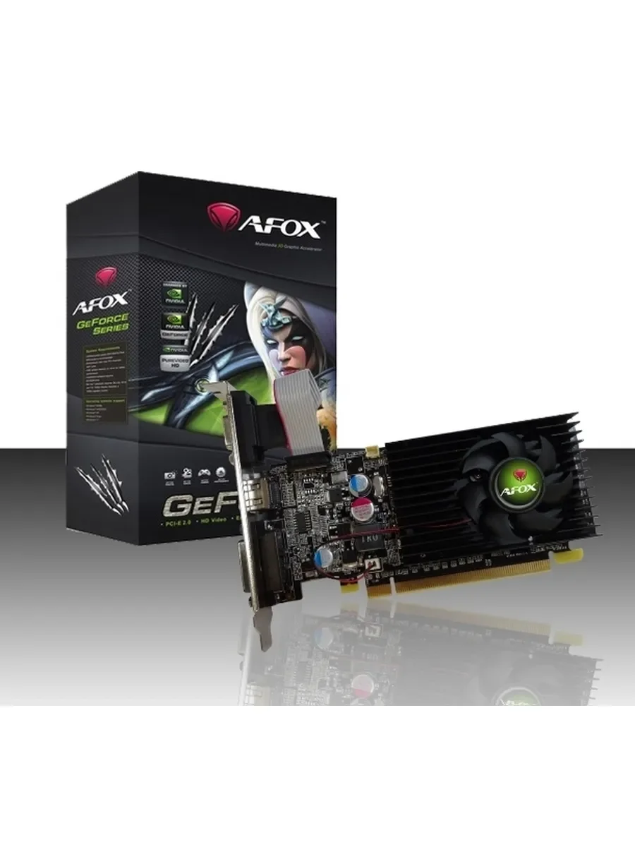 Видеокарта PCIE16 G210 1GB DDR2 AF210-1024D2LG2 AFOX