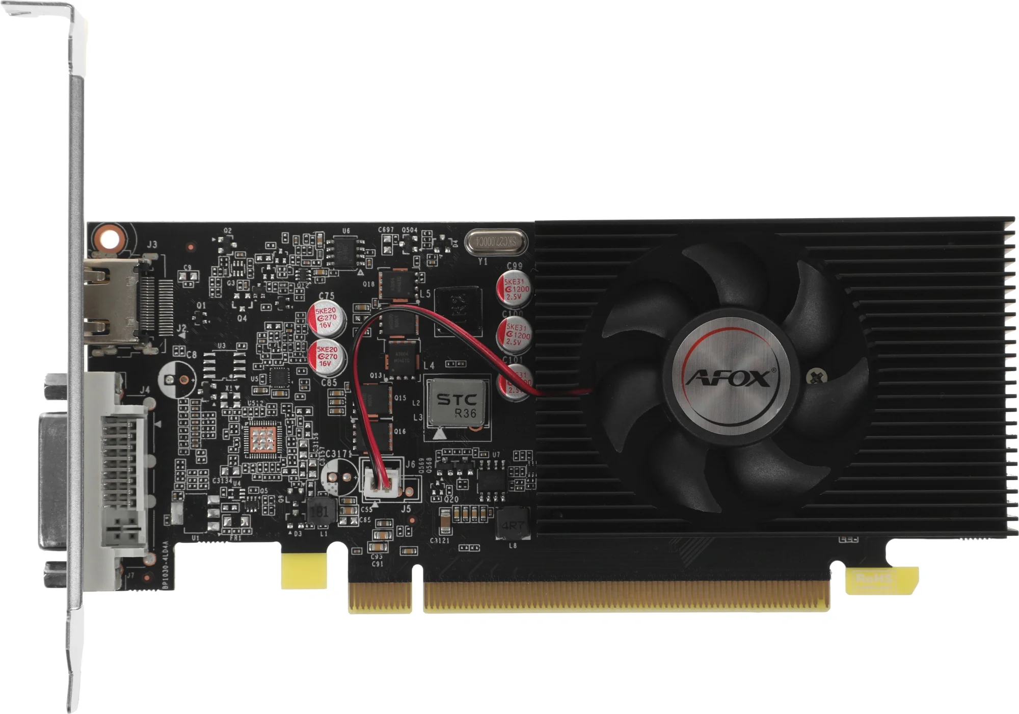 Видеокарта PCIE16 GT1030 2GB AF1030-2048D5L8 AFOX