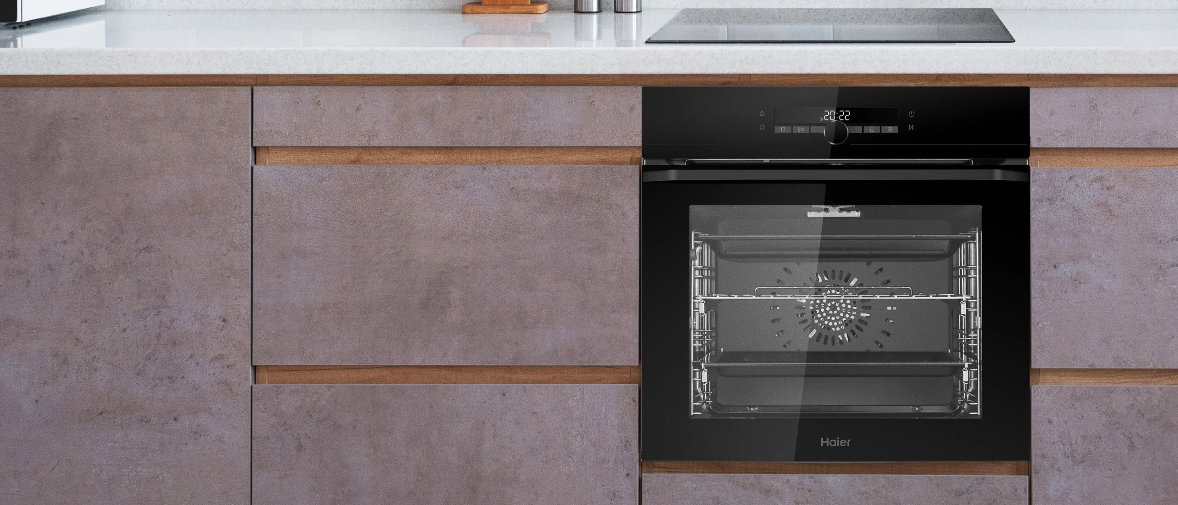 Электрический духовой шкаф Haier HOQ-F6CASGB