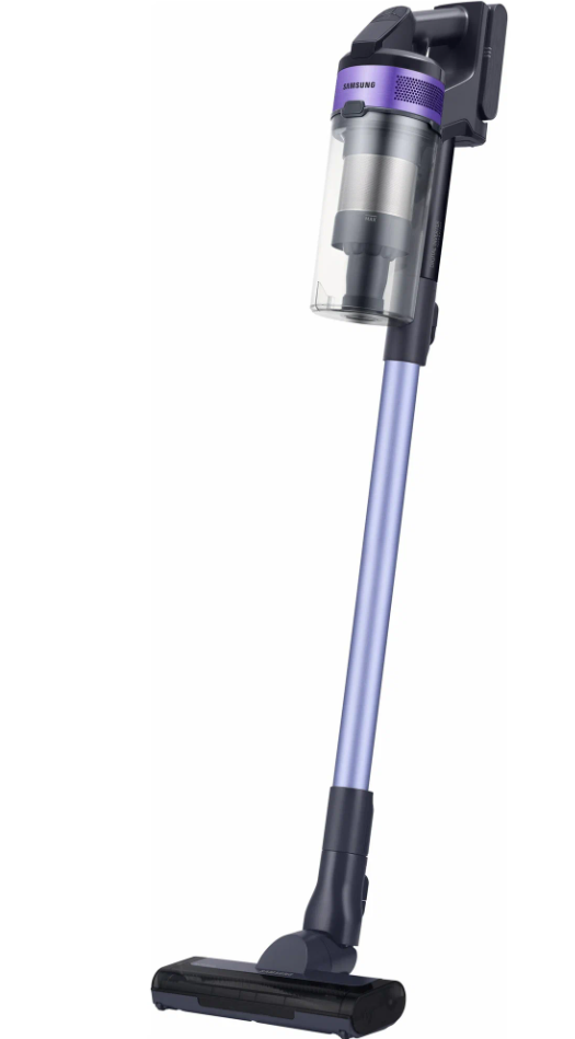 Пылесос портативный Samsung Jet VS15A6031R4/EV 410Вт, 150 Вт, 0,8 объем, фиолетовый/серый