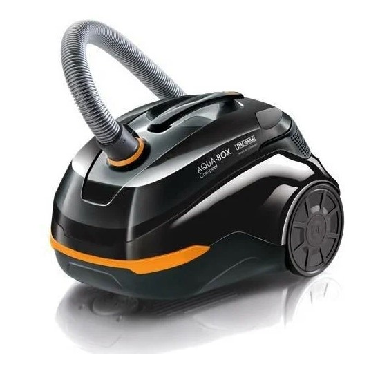 Пылесос с аквафильтром Thomas Aqua-Box Compact черный/оранжевый 1600 Вт, 320 Вт, резерв.1,8л