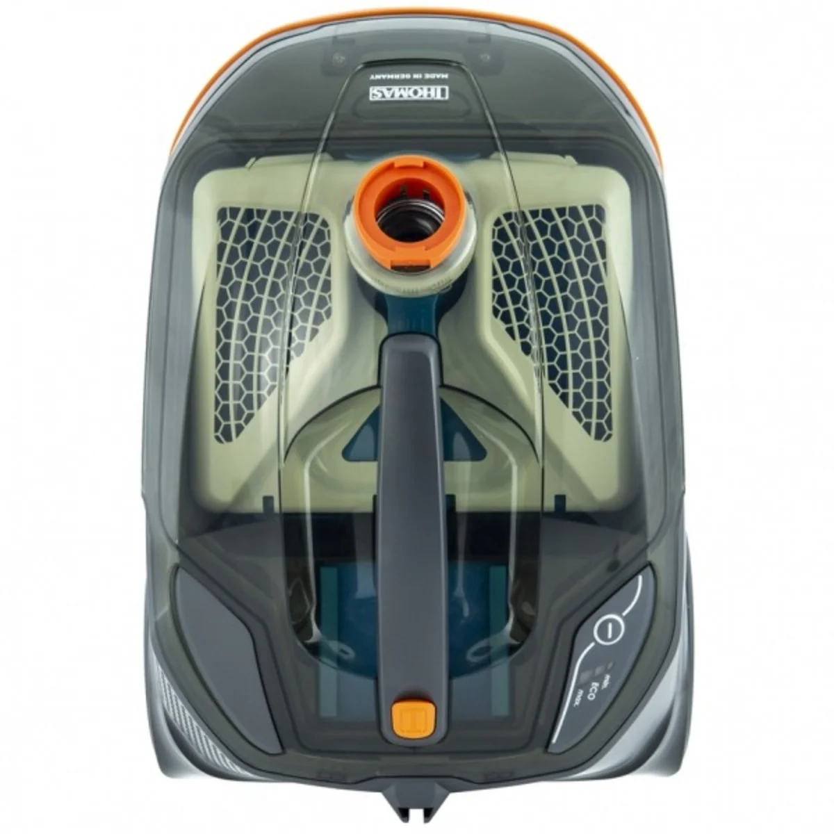 Пылесос с аквафильтром Thomas Aqua-Box Compact черный/оранжевый 1600 Вт, 320 Вт, резерв.1,8л