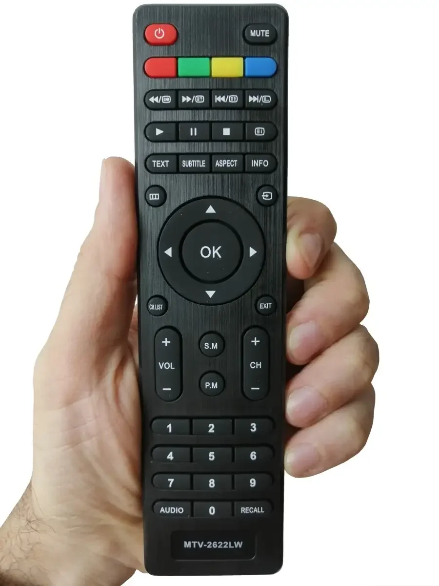 Универсальный пульт Huayu KT1045 (MTV-2622LW) ic, черный, для телевизора Mystery, Helix