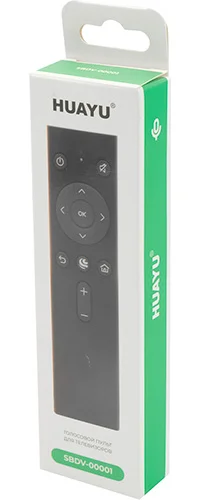 Универсальный пульт Huayu SBDV-00001BOX, SBER, Салют ТВ с голосовой функцией для телевизора Hyundai, BBK, Витязь (VITYAZ), STARWIND, SUNWIND, HI, Nove