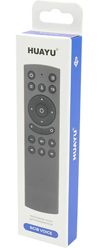 Универсальный пульт Huayu VOICE RC18BOX, для телевизора DEXP, Hyundai, Hartens, Novex, HI, Telefunken, Leff, AMCV, ECON, YUNO, Vekta, BBK, HIPER