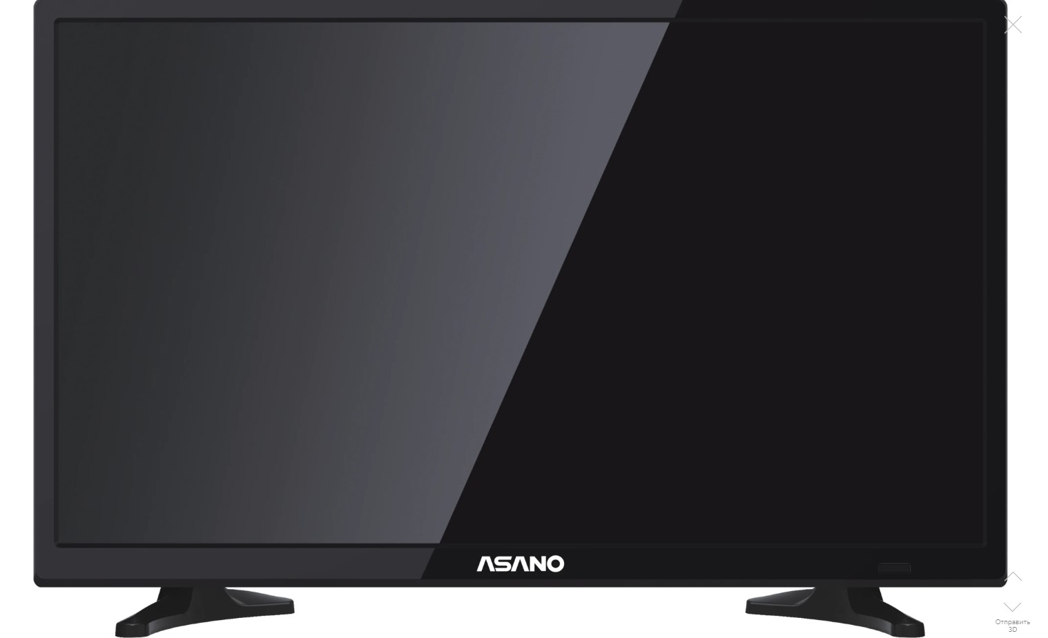Телевизор LED 24" ASANO 24LH1010T черный 1366x768, HD READY, 60 Гц, TFT, DVB-T2, DVB-C, USB, HDMI