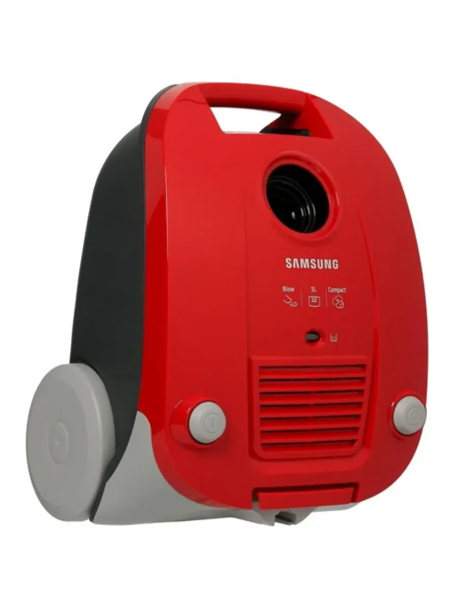 Пылесос Samsung SC4131 красный, 320/1600 Вт, уборка сухая, пылесборник мешок 3 л