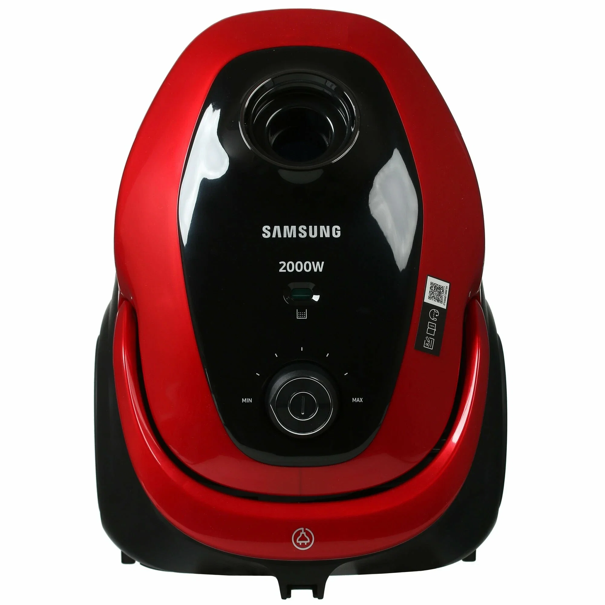 Пылесос Samsung VC20M253AWR красный, 460/2000 Вт, уборка сухая, пылесборник мешок, 2.5 л