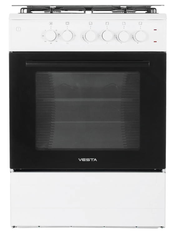Плита комбинированная VESTA Valencia VKE 50 10-E Белый Ex с VD