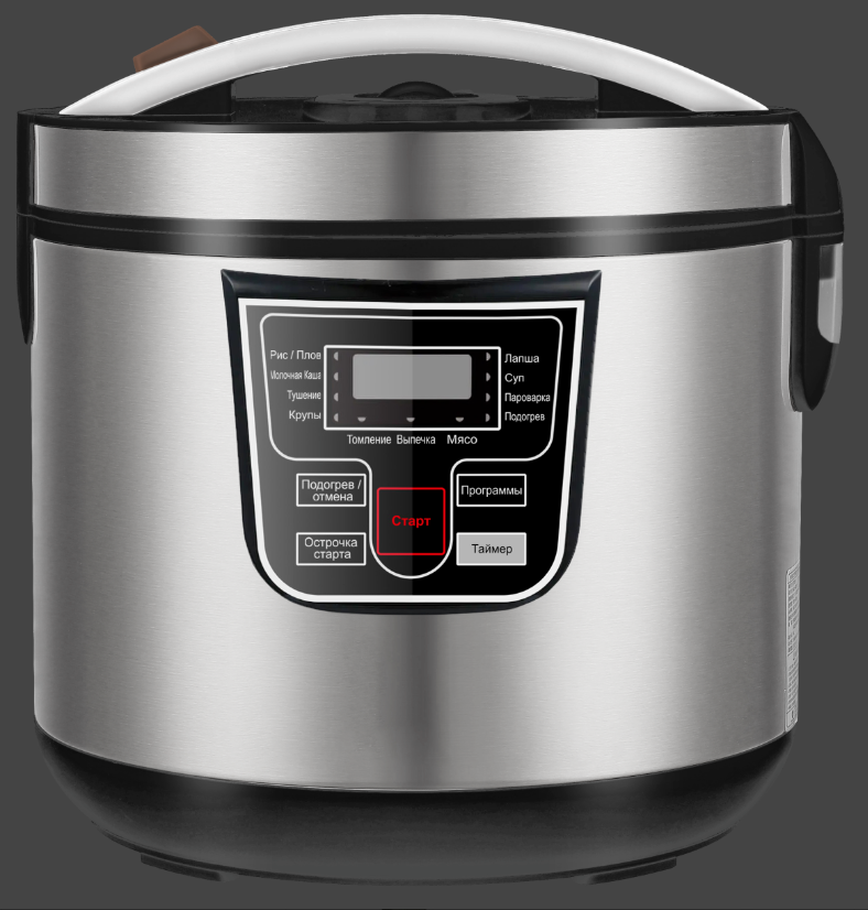 Мультиварка Renova C6-10SW1, 6л, 1000вт,