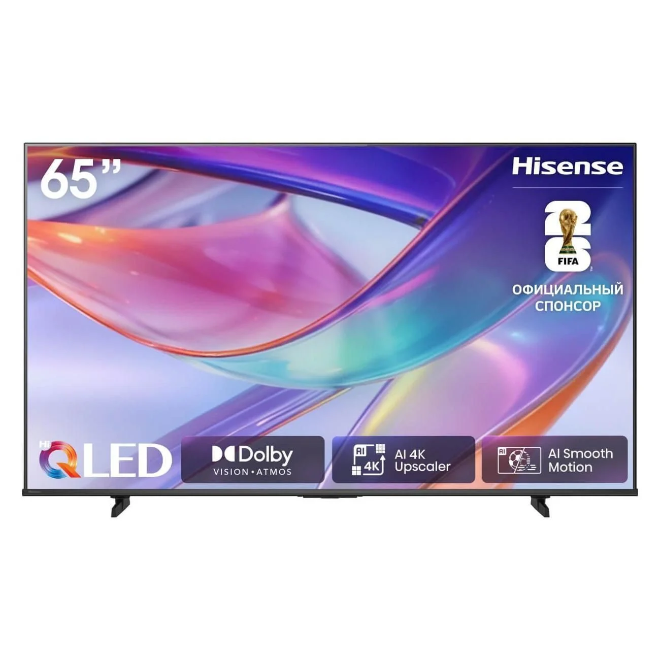 Телевизор QLED Hisense 55" 55E7S черный 4K Ultra HD 60Hz MEMC DVB-T DVB-T2 DVB-C DVB-S DVB-S2 USB WiFi Smart TV (RUS)