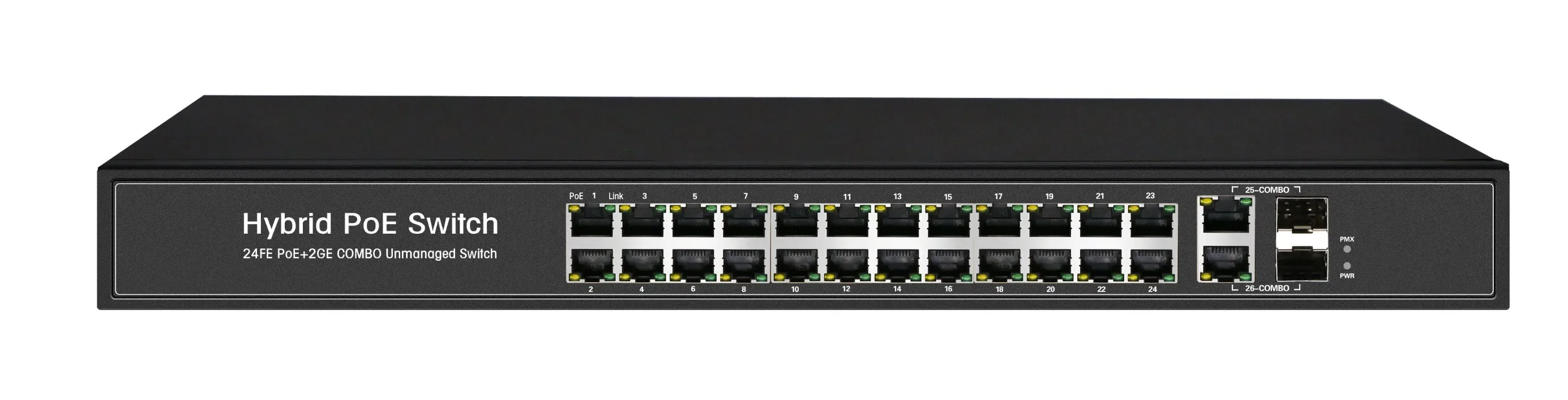 Коммутатор Osnovo SW-64822(700W) 48 портовый PoE коммутатор, 48*10/100 Base-T PoE, 2*GE Combo Uplink, PoE на порт до 30W, суммарная мощность PoE до 70
