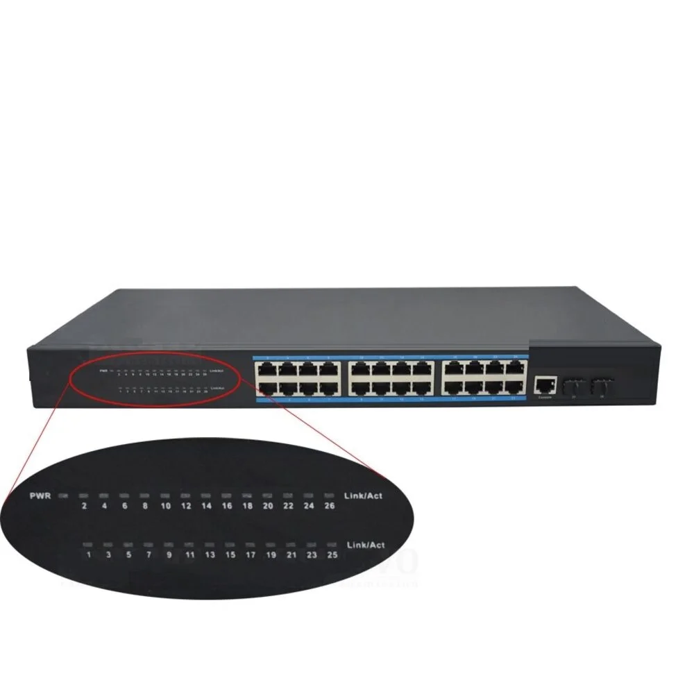 Коммутатор Osnovo SW-72402/L2 Управляемый (L2+) гигабитный на 26 портов