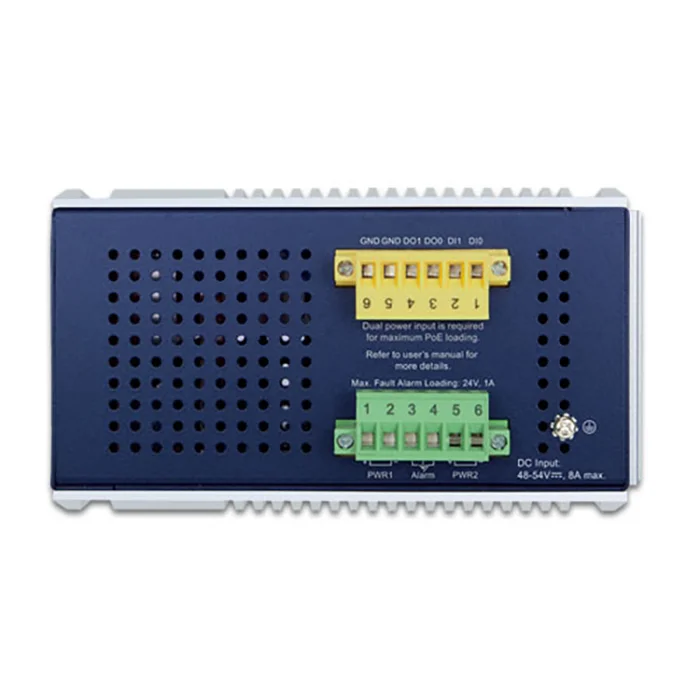 Коммутатор PLANET IGS-6329-8UP2S2X IP30 DIN-rail Industrial L3 8-Port 10/100/1000T 802.3bt PoE + 2-port 1G/2.5G SFP + 2-Port 10G SFP+ Full Managed Swi