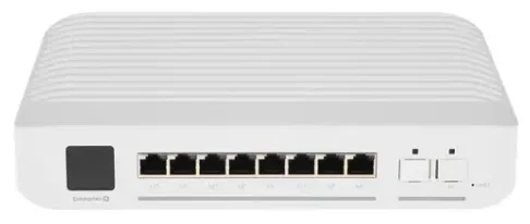 Коммутатор PoE в стойку Ubiquiti UniFi Switch Enterprise 8 PoE USW-Enterprise-8-PoE 8х 2.5G RJ45, 2х 10G SFP+, раздача 120 Вт