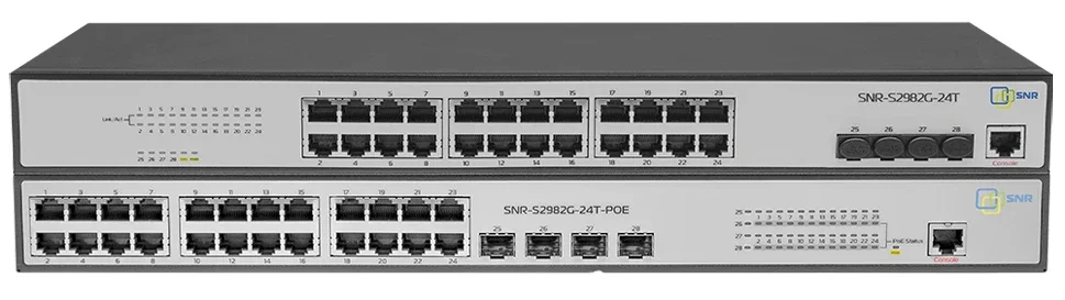 Коммутатор POE управляемый SNR уровня 2 SNR-S2982G-24T-POE