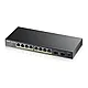 Коммутатор PoE+ Zyxel GS1100-10HP, 8xGE PoE+, 2xSFP, настольный, бесшумный, бюджет PoE 130 Вт