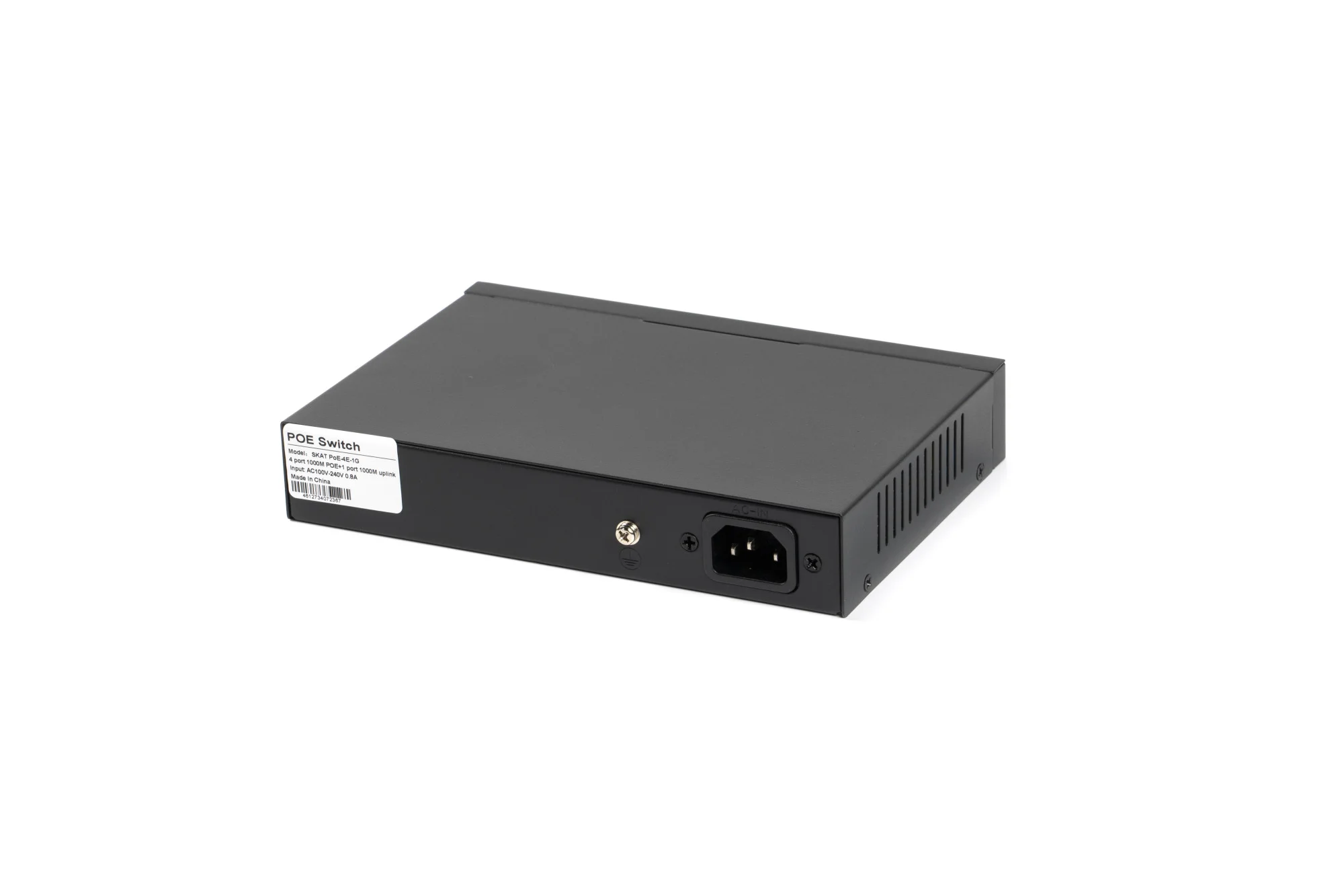 Коммутатор SKAT PoE-4E-1G PoE Plus 65Вт порты: 4-Ethernet 1-Uplink