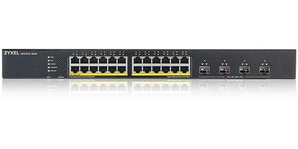Коммутатор Smart L3 Lite PoE+ Zyxel NebulaFlex XGS1935-28HP, rack 19", 24xGE PoE+, 4xSFP+, бюджет PoE 375 Вт