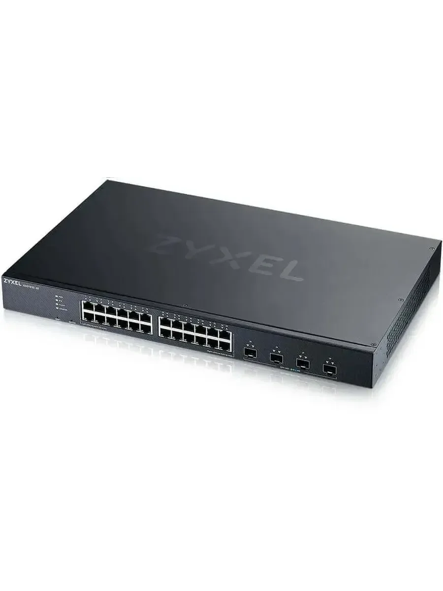 Коммутатор Smart L3 Lite PoE+ Zyxel NebulaFlex XGS1935-28HP, rack 19", 24xGE PoE+, 4xSFP+, бюджет PoE 375 Вт