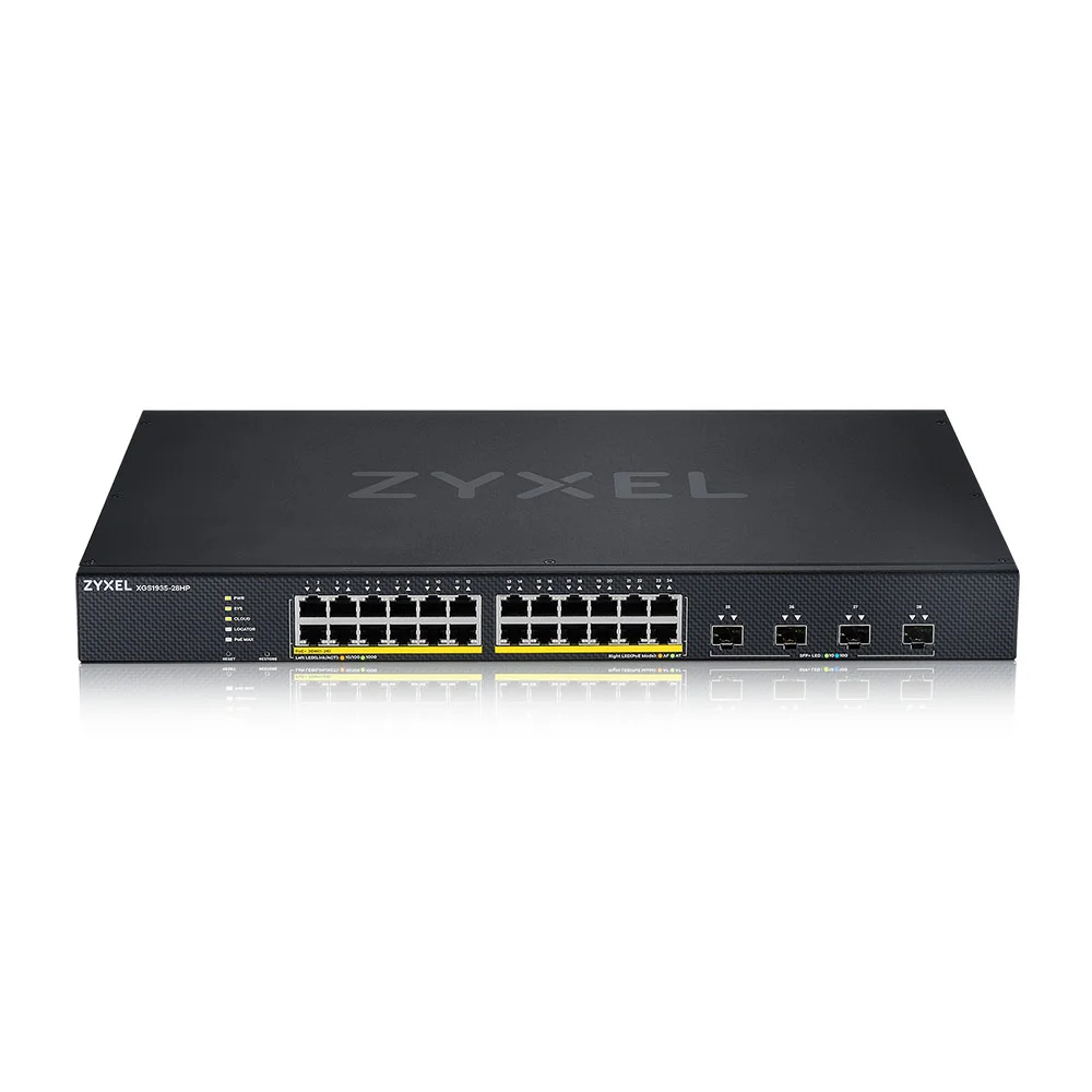 Коммутатор Smart L3 Lite Zyxel NebulaFlex XGS1935-28, rack 19", 24xGE, 4xSFP+, бесшумный