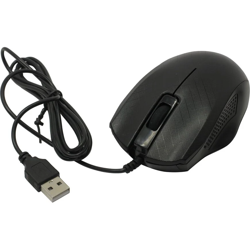 Мышь проводная ExeGate Professional Standard SH-9027 черный, 1000 dpi, USB, кнопки - 3