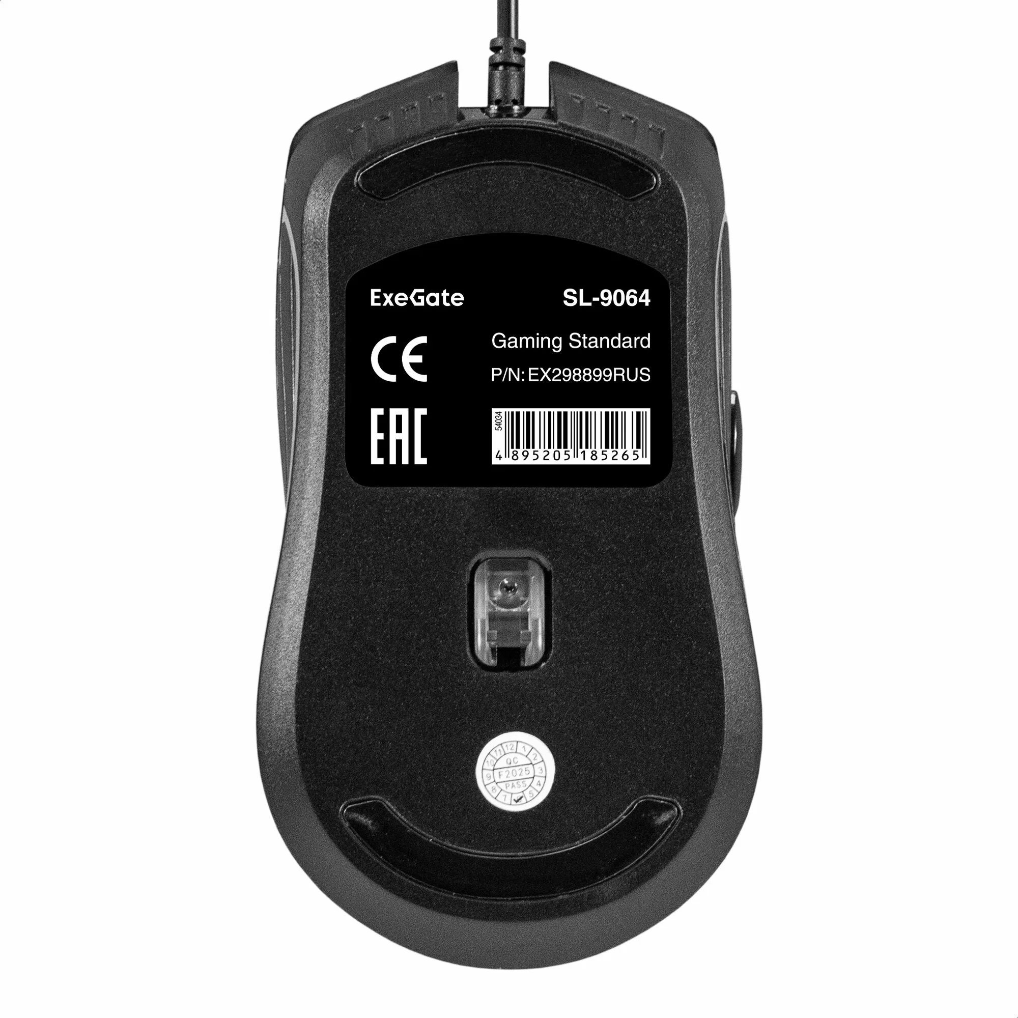 Мышь проводная ExeGate Professional Standard SL-9064 черный, 3600 dpi, USB, кнопки - 6