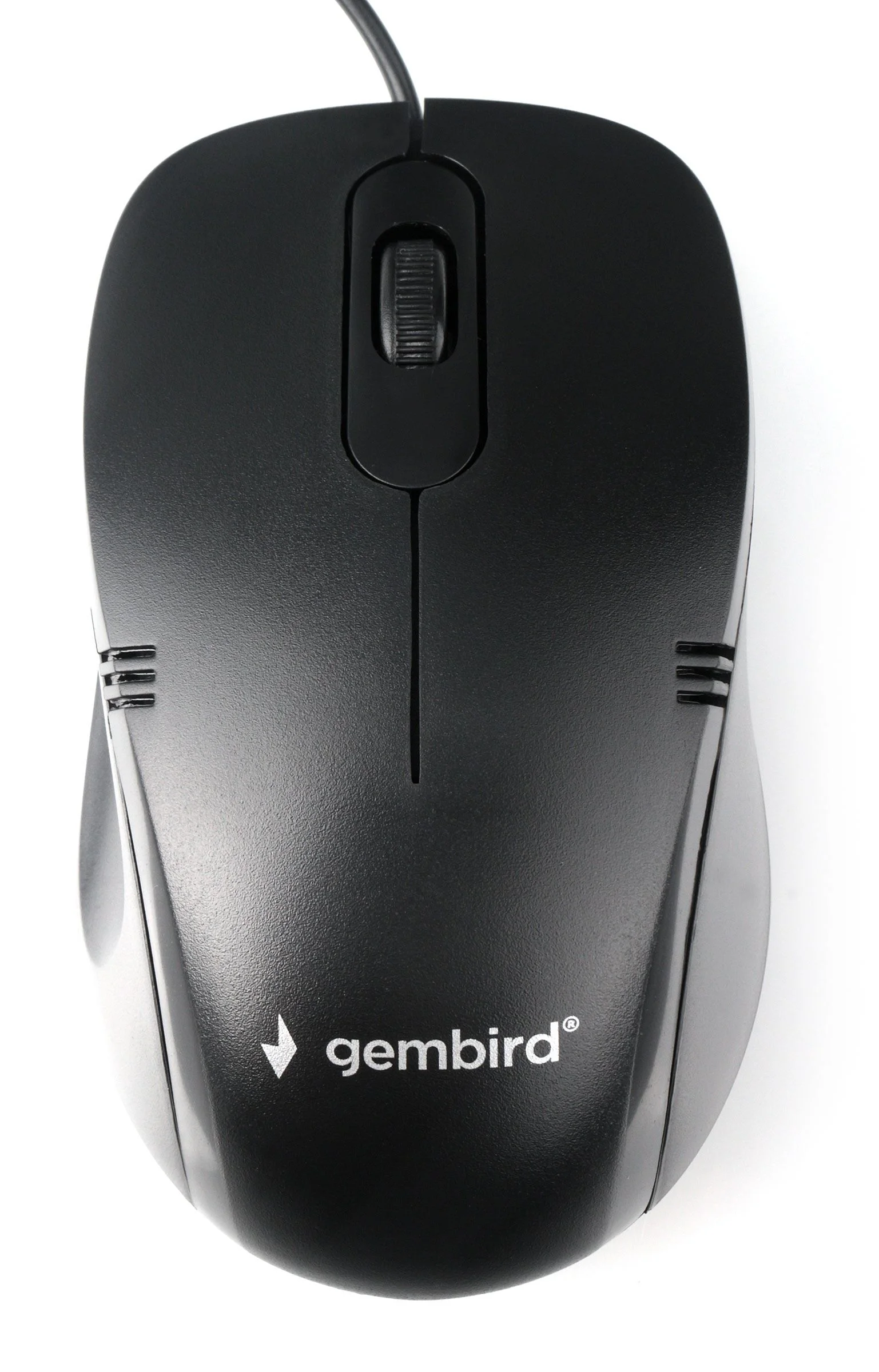 Мышь проводная Gembird MOP-100 черный, 1000 dpi, USB, кнопки - 3