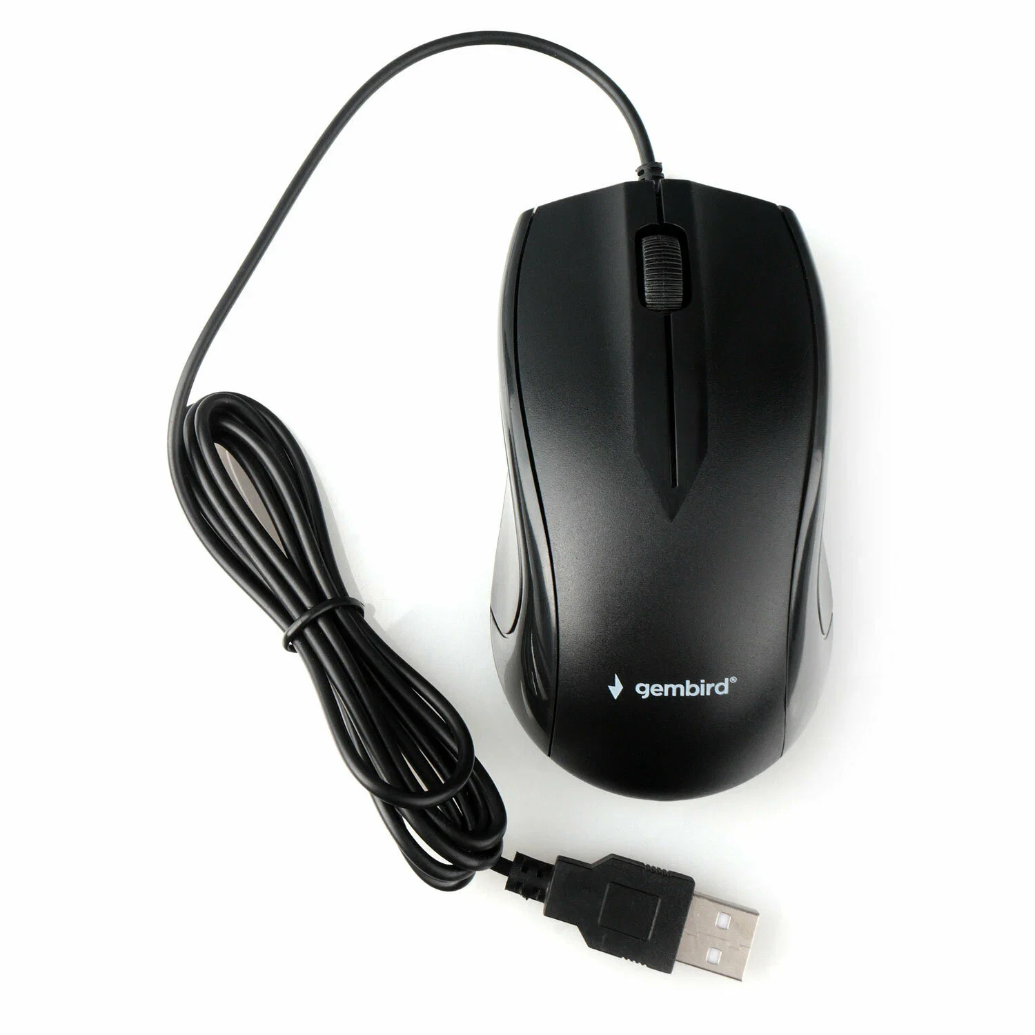 Мышь проводная Gembird MUSOPTI9-905U черный, 1000 dpi, USB, кнопки - 3