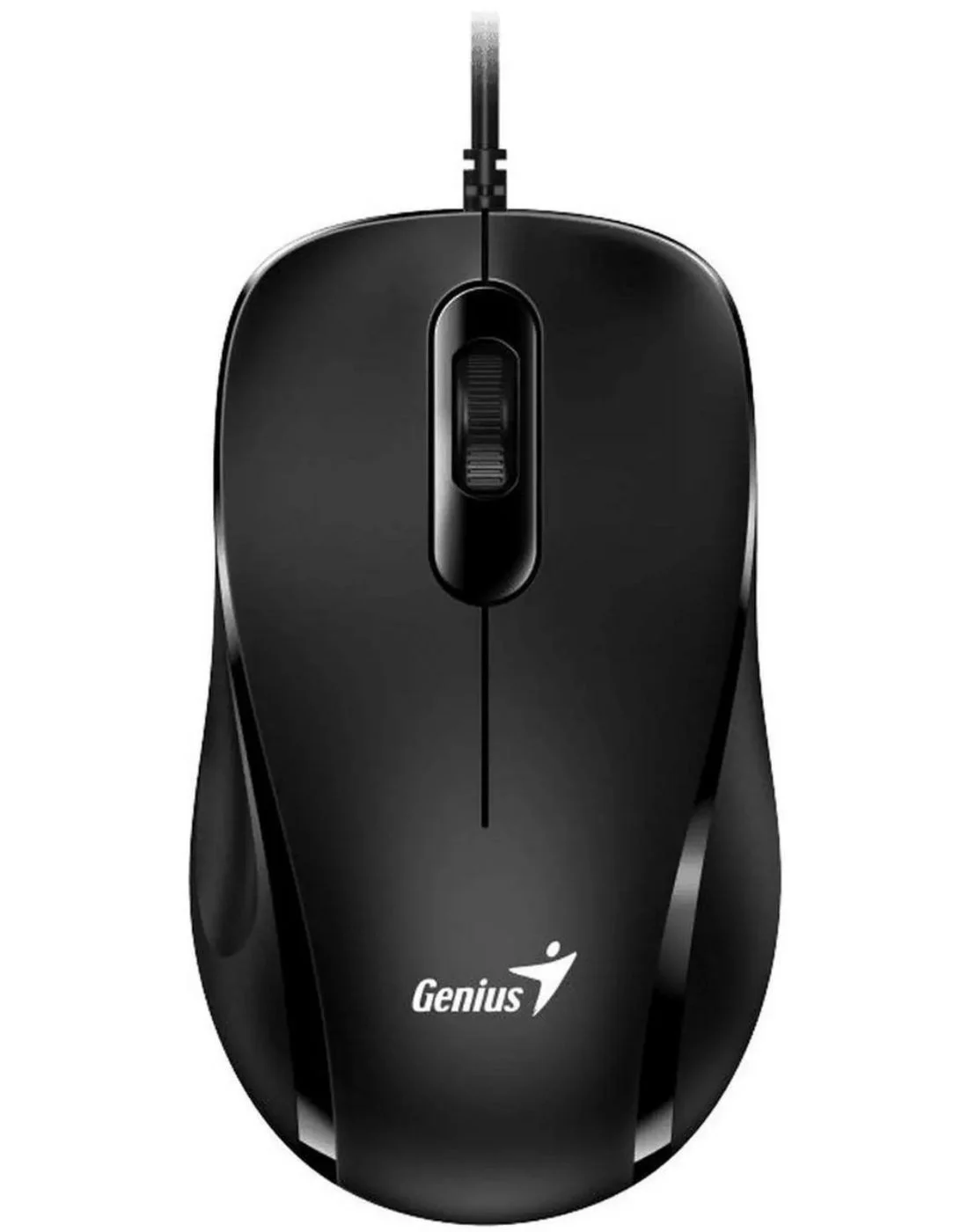 Мышь проводная Genius DX-101 черный, 1200 dpi, USB, кнопки - 3