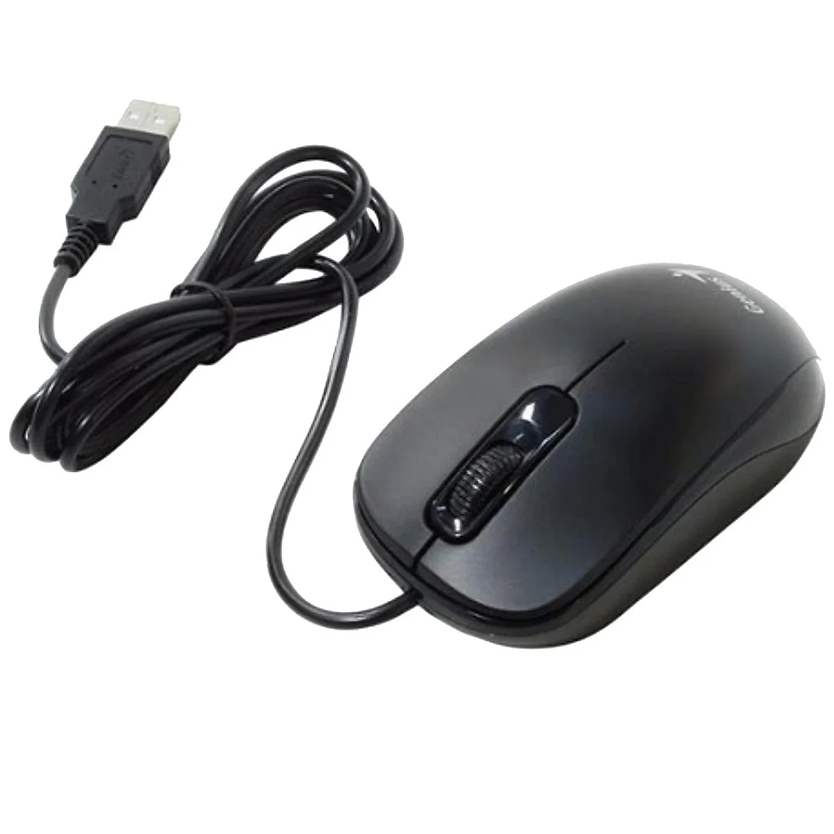 Мышь проводная Genius DX-110 черный, 1000 dpi, USB, кнопки - 3