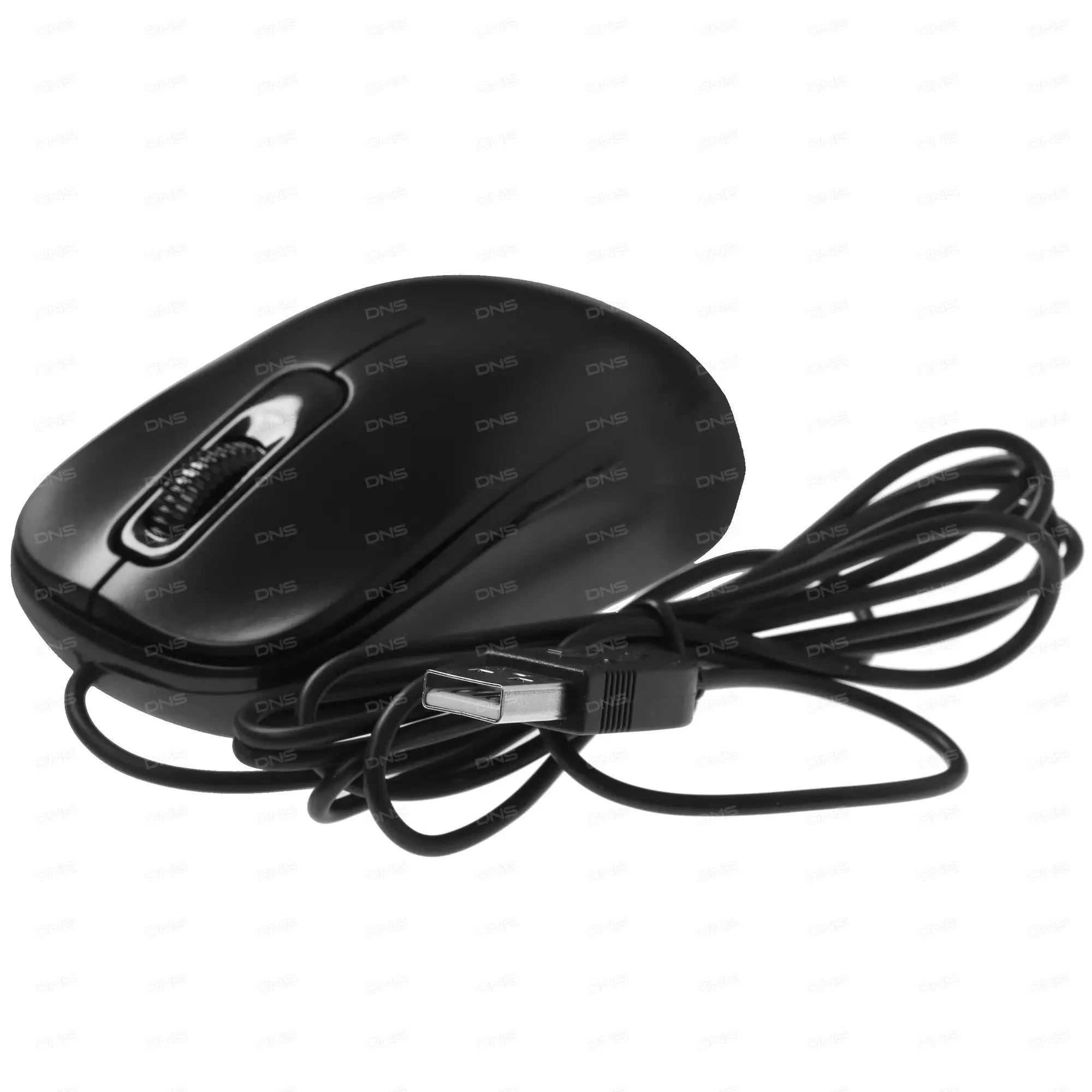 Мышь проводная Genius DX-110 черный, 1000 dpi, USB, кнопки - 3