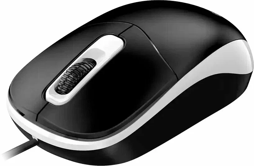 Мышь проводная Genius DX-111 черно-серый, 1200 dpi, USB, кнопки - 3
