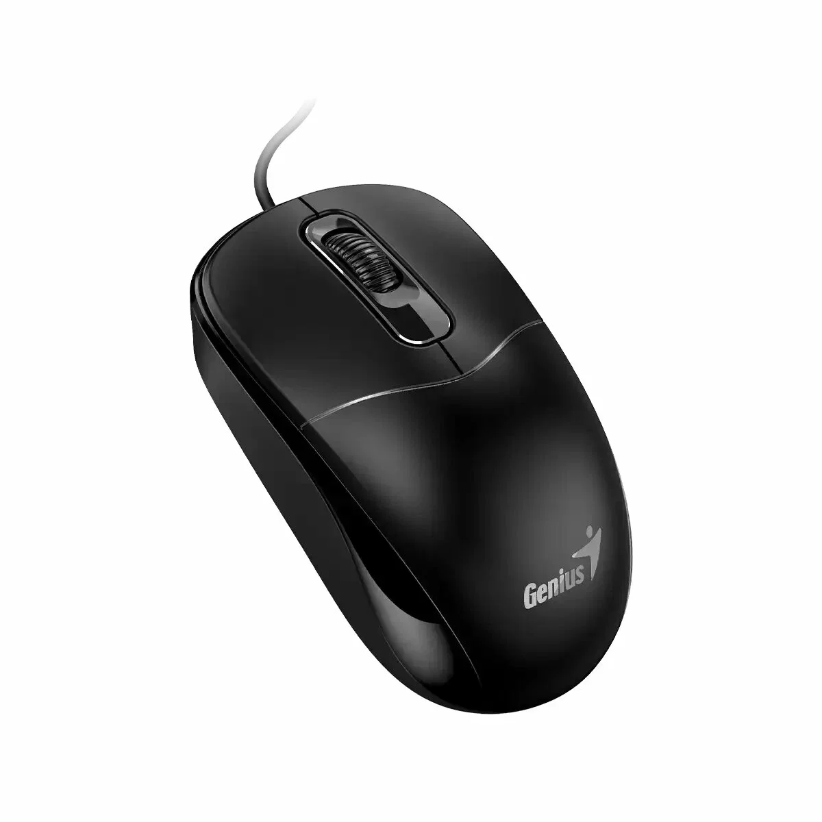 Мышь проводная Genius DX-111 черно-серый, 1200 dpi, USB, кнопки - 3