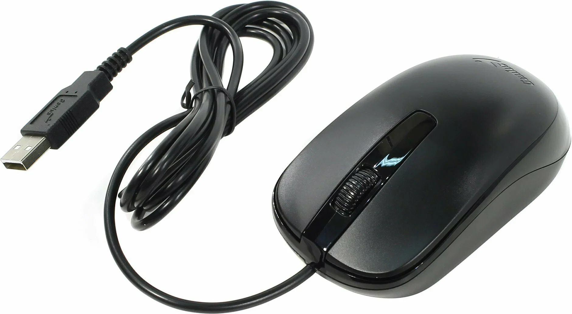 Мышь проводная Genius DX-120 черный, 1000 dpi, USB, кнопки - 3