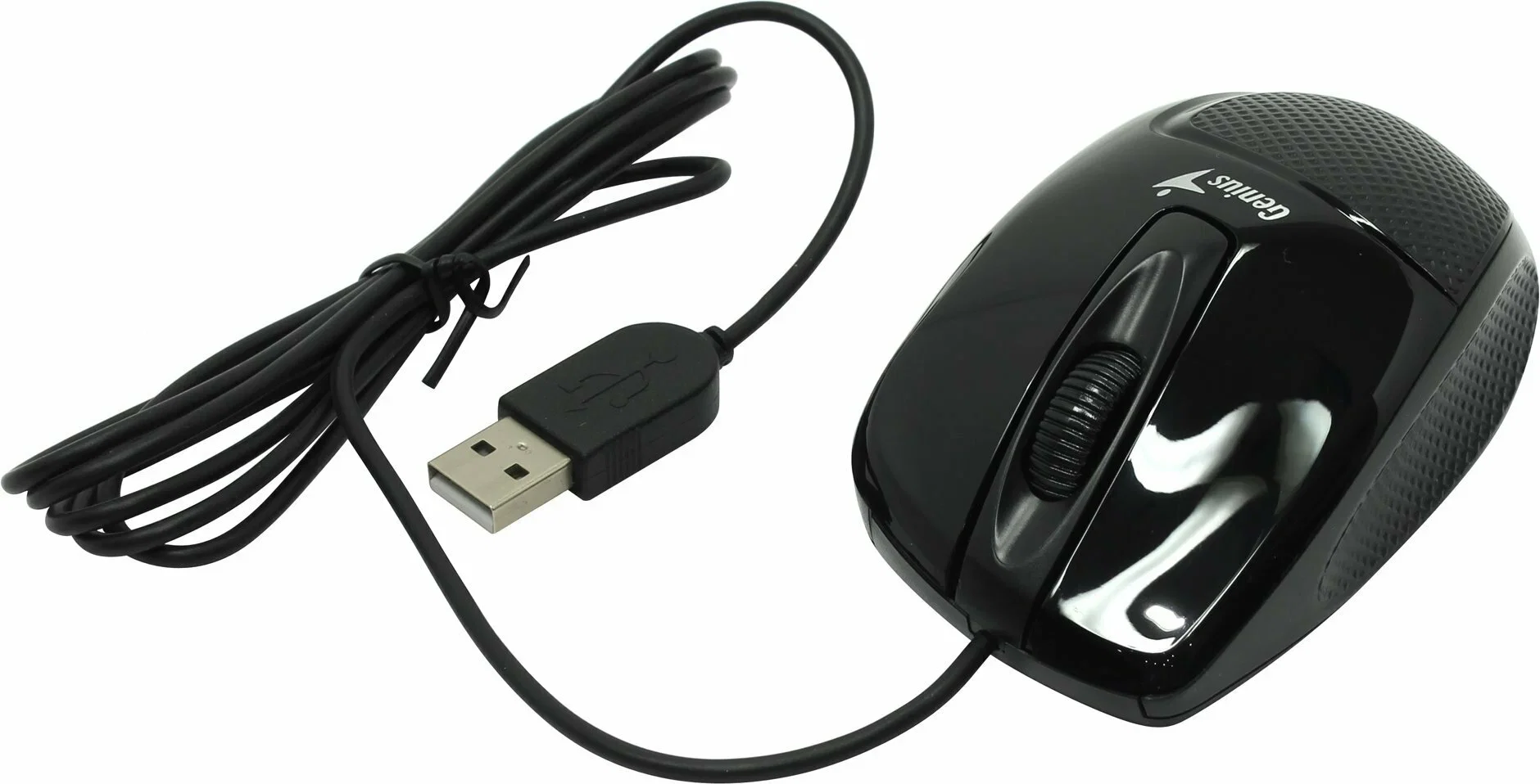 Мышь проводная Genius DX-150X черный, 1000 dpi, USB, кнопки - 3