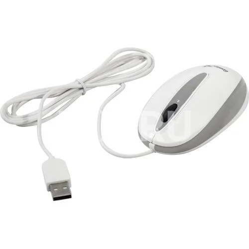 Мышь проводная Genius DX-Mini белый, 1000 dpi, USB, кнопки - 3