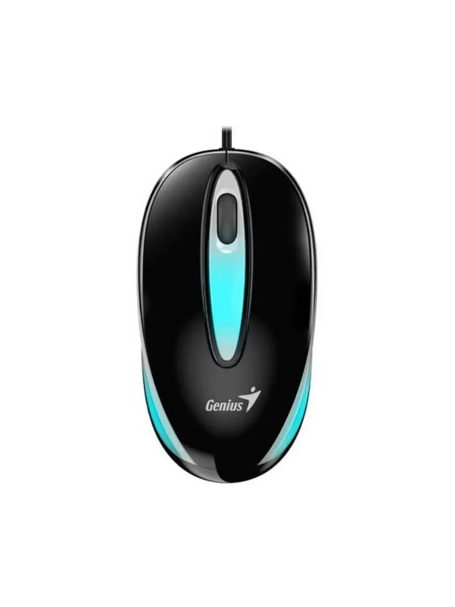 Мышь проводная Genius DX-Mini черный, 1000 dpi, USB, кнопки - 3