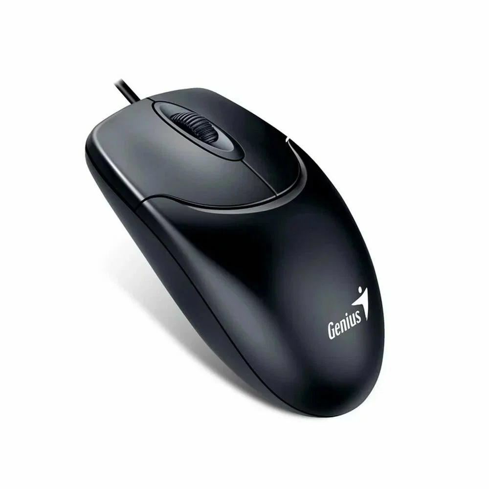 Мышь проводная Genius NetScroll 120 V2 черный, 1000 dpi, USB, кнопки - 3