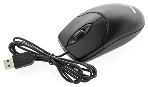 Мышь проводная Genius NetScroll 120 V2 черный, 1000 dpi, USB, кнопки - 3