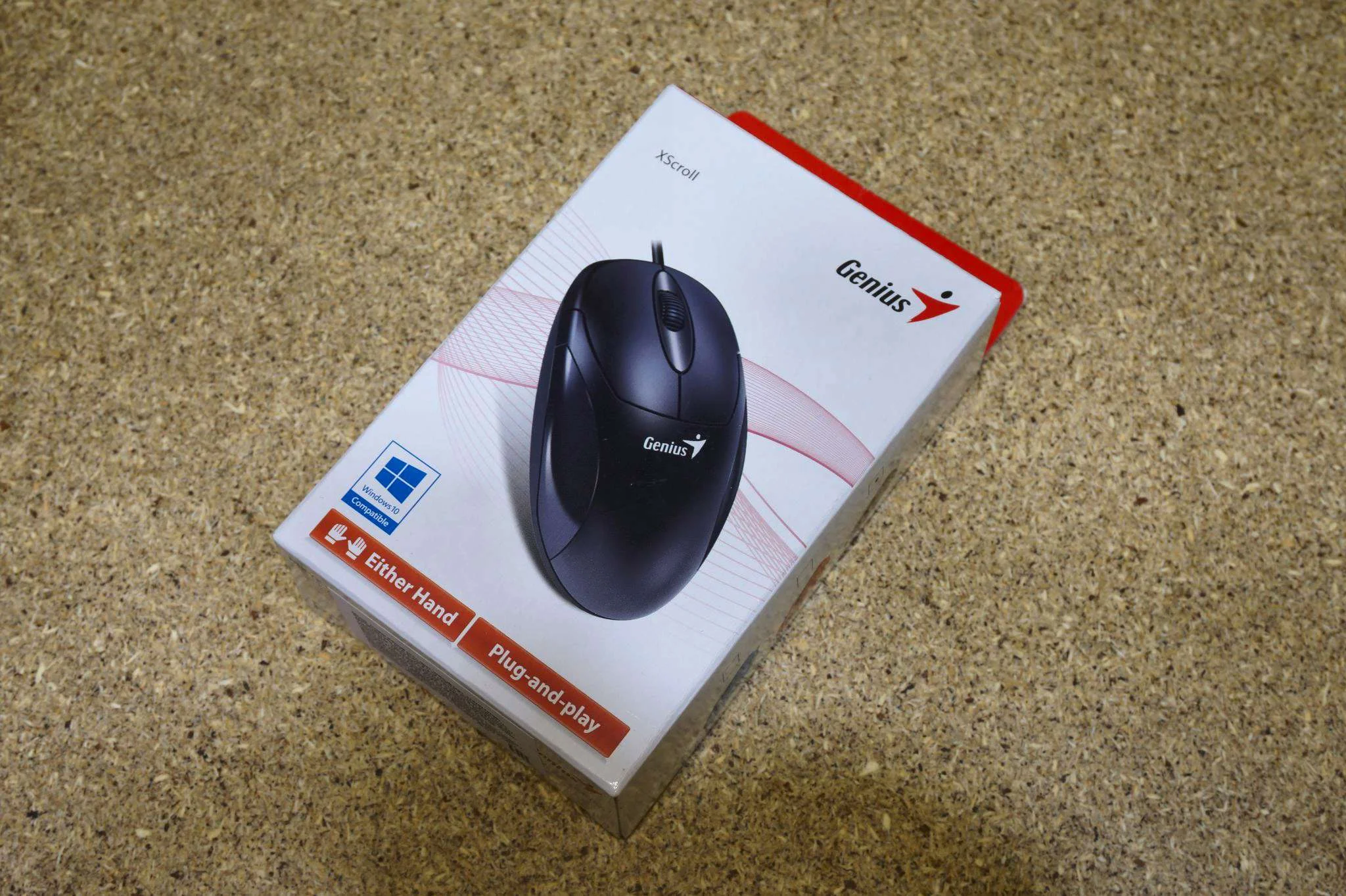 Мышь проводная Genius XScroll V3 черный, 1000 dpi, USB, кнопки - 3