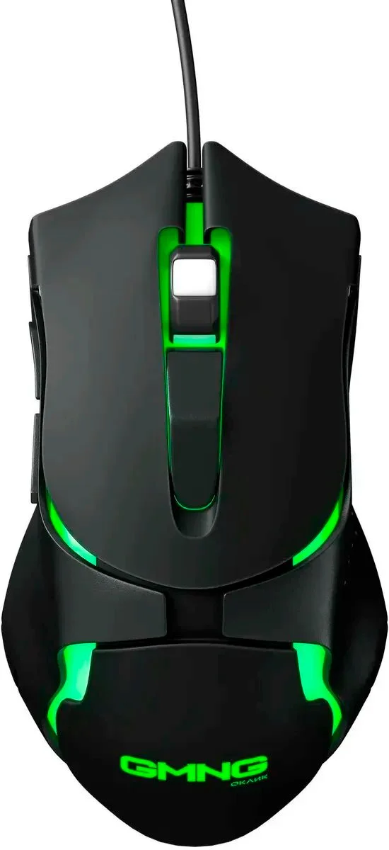 Мышь проводная GMNG 703GM черный, 3200 dpi, USB, кнопки - 6