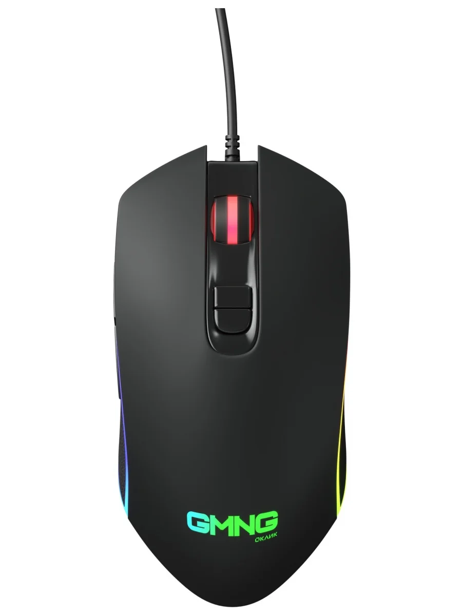 Мышь проводная GMNG 730GM черный, 12000 dpi, USB, кнопки - 7