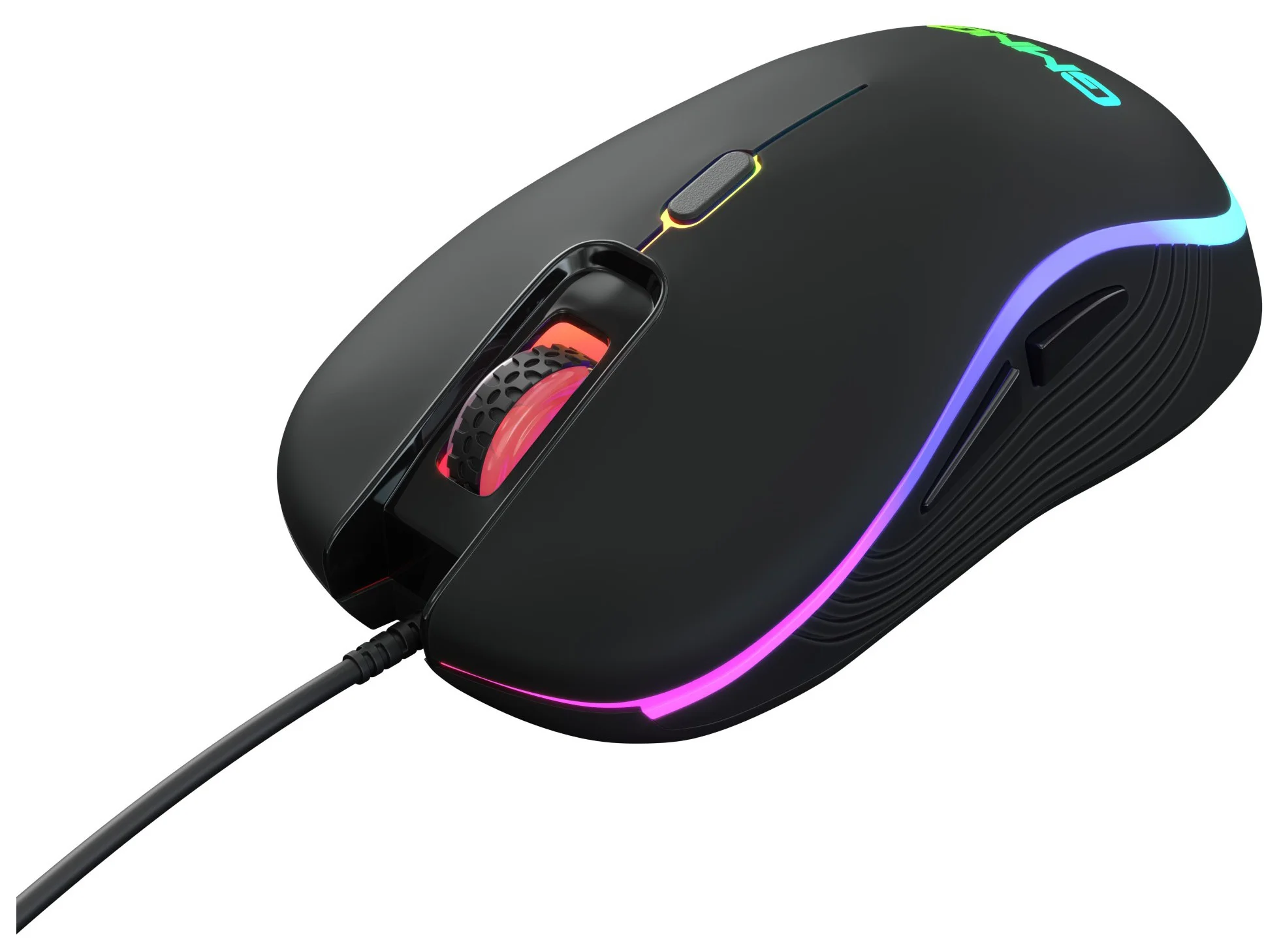 Мышь проводная GMNG 730GM черный, 12000 dpi, USB, кнопки - 7