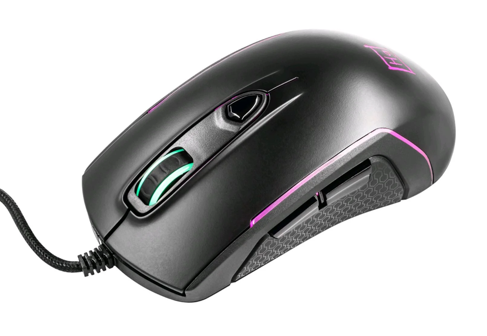 Мышь проводная Harper Gaming Kickback GM-P05 черный, 10000 dpi, USB, кнопки - 8
