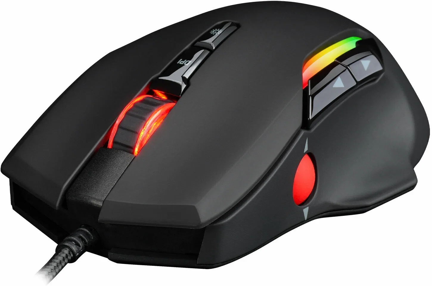 Мышь проводная Jet.A Panteon PS150 черный, 6200 dpi, USB, кнопки - 9